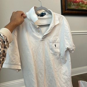 Polo by Ralph Lauren Size M white polo shirt. In great condition!